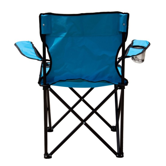 Καρέκλα Παραλίας Μπλε Μέταλλο/Ύφασμα 50x50x80cm Καρέκλα Παραλίας Μπλε Μέταλλο/Ύφασμα 50x50x80cm