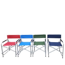 Καρέκλα Παραλίας  Μέταλλο/Ύφασμα 54x45x78cm Σε 4 Χρώματα