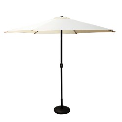 Ομπρέλα Κήπου  GRACIOSA Μπεζ/Μαύρο Αλουμίνιο/Ύφασμα Φ3x2.55m