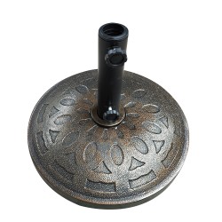 Βάση Ομπρέλας  SOCOTRA 15kg Μαύρο Τσιμέντο/Πλαστικό 48x8cm