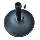 Βάση Ομπρέλας  RUGEN 12kg Μαύρο Τσιμέντο/Πλαστικό 45x6cm