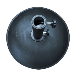 Βάση Ομπρέλας  RUGEN 12kg Μαύρο Τσιμέντο/Πλαστικό 45x6cm