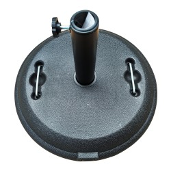 Βάση Ομπρέλας  KODIAK 22kg Μαύρο Τσιμέντο/Πλαστικό 46.5x33cm