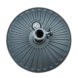 Βάση Ομπρέλας  HAINAN 2.1kg Μαύρο Πλαστικό 51x12x51cm