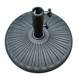 Βάση Ομπρέλας  HAINAN 2.1kg Μαύρο Πλαστικό 51x12x51cm