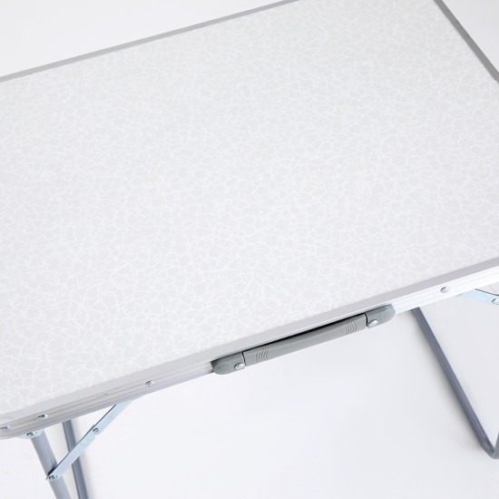 Τραπέζι Σπαστό BLISS Λευκό Αλουμίνιο 70x50x60cm Τραπέζι Σπαστό BLISS Λευκό Αλουμίνιο 70x50x60cm