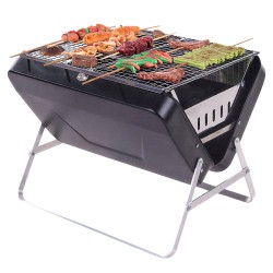 Φορητή Ψησταριά BBQ  TITAN Μέταλλο/Αλουμίνιο 38x36.8x27.5cm