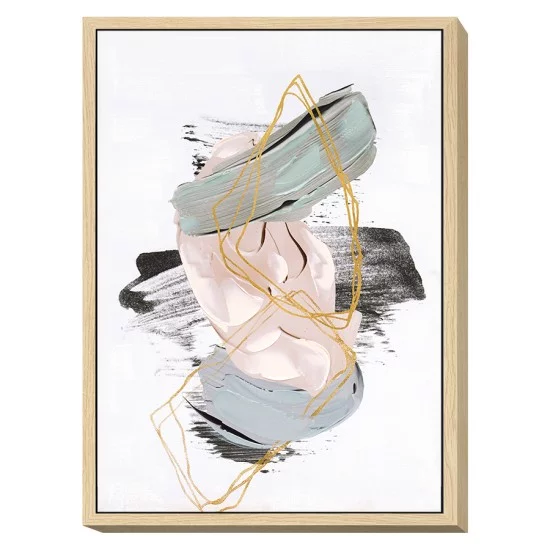 Πίνακας Σε Κορνίζα "Abstract" Καμβάς 50x70x4cm Πίνακας Σε Κορνίζα "Abstract" Καμβάς 50x70x4cm