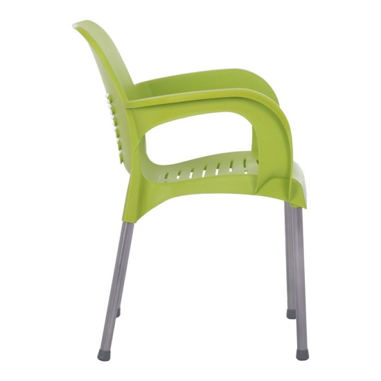 Καρέκλα Κήπου Eco Πράσινο Ανακυκλωμένο PP 60x50x80cm Καρέκλα Κήπου Eco Πράσινο Ανακυκλωμένο PP 60x50x80cm