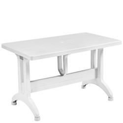Τραπέζι Κήπου  LAGO Λευκό PP 70x120cm