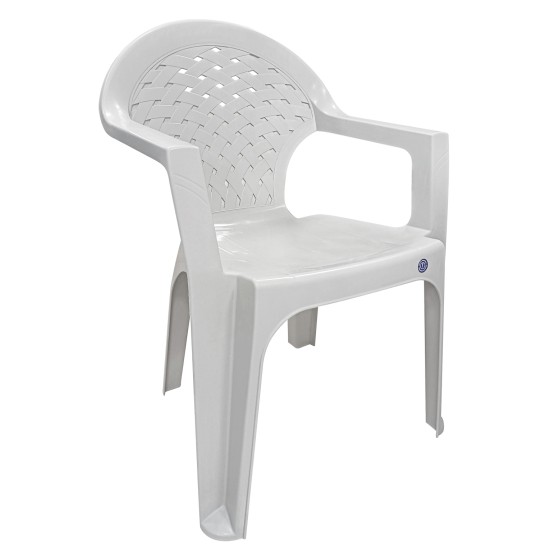 Καρέκλα Κήπου  PALMIYE Γκρι Πλαστικό 56x55x79cm