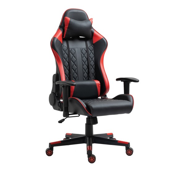 Καρέκλα Γραφείου Gaming ENNIS Κόκκινο/Μαύρο PVC 70x55x122-131cm Καρέκλα Γραφείου Gaming ENNIS Κόκκινο/Μαύρο PVC 70x55x122-131cm