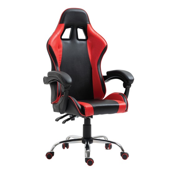Καρέκλα Γραφείου ArteLibre Gaming BRAY Κόκκινο/Μαύρο PVC 67x50x120-127cm - ART-14730007