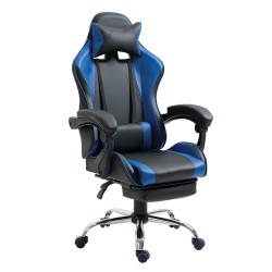Καρέκλα Γραφείου  Gaming BRAY Μπλε/Μαύρο PVC 67x50x120-127cm Καρέκλα Γραφείου  Gaming BRAY Μπλε/Μαύρο PVC 67x50x120-127cm