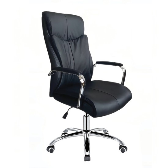 Καρέκλα Γραφείου ArteLibre ELGIN Μαύρο PU 79x62.5x117-125cm - ART-14750016
