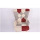 Πολυθρόνα BRIAR Μπορντό/Γκρι Patchwork Ύφασμα/Ξύλο 73x69x96cm Πολυθρόνα BRIAR Μπορντό/Γκρι Patchwork Ύφασμα/Ξύλο 73x69x96cm