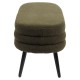 Παγκάκι Ottoman  TONDO Πράσινο Ύφασμα Teddy/Μέταλλο 42x112x44cm