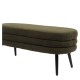 Παγκάκι Ottoman  TONDO Πράσινο Ύφασμα Teddy/Μέταλλο 42x112x44cm