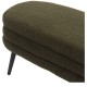 Παγκάκι Ottoman  TONDO Πράσινο Ύφασμα Teddy/Μέταλλο 42x112x44cm