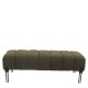 Παγκάκι Ottoman  KUBO Πράσινο Ύφασμα Teddy/Μέταλλο 40x116.5x50cm