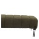 Παγκάκι Ottoman  KUBO Πράσινο Ύφασμα Teddy/Μέταλλο 40x116.5x50cm