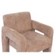 Πολυθρόνα  VELORA Μπεζ Ύφασμα/Ξύλο 75x68x69cm