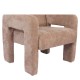 Πολυθρόνα  VELORA Μπεζ Ύφασμα/Ξύλο 75x68x69cm