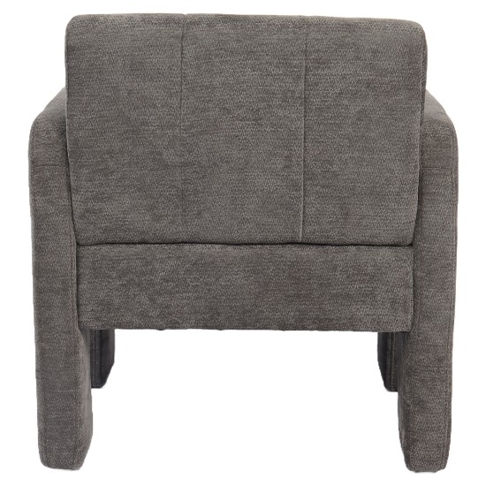 Πολυθρόνα  VELORA Γκρι Ανοιχτό Ύφασμα/Ξύλο 75x68x69cm