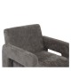 Πολυθρόνα  VELORA Γκρι Ανοιχτό Ύφασμα/Ξύλο 75x68x69cm