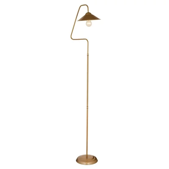 Φωτιστικό Δαπέδου CETUS Χρυσό Μέταλλο 18x150cm Φωτιστικό Δαπέδου CETUS Χρυσό Μέταλλο 18x150cm