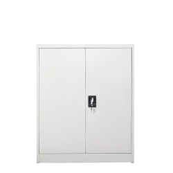 Ντουλάπι  DUILIN Ανοιχτό Γκρι Μέταλλο 90x40x90cm