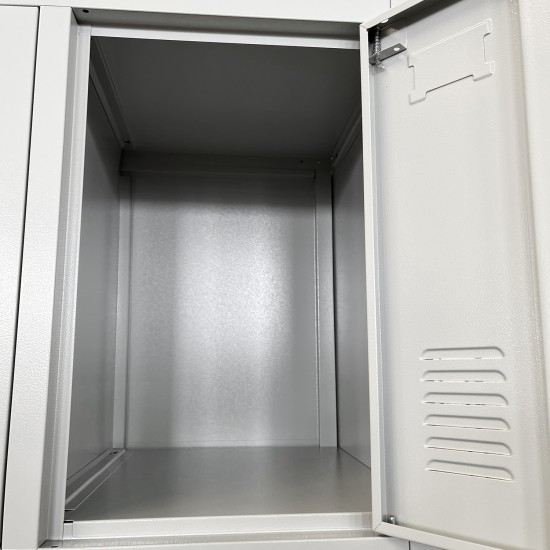 Φοριαμός 12 Θέσεων ELENDIL Ανοιχτό Γκρι Μέταλλο 90x40x185cm Φοριαμός 12 Θέσεων ELENDIL Ανοιχτό Γκρι Μέταλλο 90x40x185cm