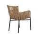 Πολυθρόνα Κήπου BLUENILE Μπεζ/Μαύρο Αλουμίνιο/Rattan 56x60x83cm Πολυθρόνα Κήπου BLUENILE Μπεζ/Μαύρο Αλουμίνιο/Rattan 56x60x83cm
