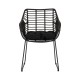 Πολυθρόνα Κήπου KALAMBO Μαύρο Αλουμίνιο/Rattan 56x57x81cm Πολυθρόνα Κήπου KALAMBO Μαύρο Αλουμίνιο/Rattan 56x57x81cm