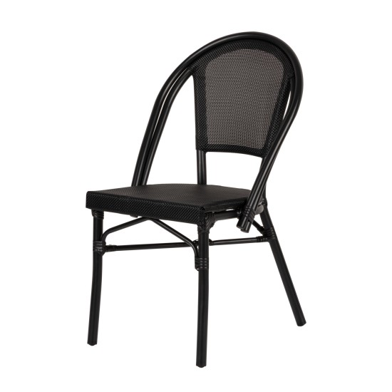 Καρέκλα Κήπου DALILA Μαύρο Αλουμίνιο/Ύφασμα 50x56x86cm Καρέκλα Κήπου DALILA Μαύρο Αλουμίνιο/Ύφασμα 50x56x86cm