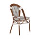 Καρέκλα Κήπου MUTARAZI Λευκό/Μαύρο Αλουμίνιο/Rattan 50x57x85cm Καρέκλα Κήπου MUTARAZI Λευκό/Μαύρο Αλουμίνιο/Rattan 50x57x85cm