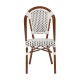 Καρέκλα Κήπου MUTARAZI Λευκό/Μαύρο Αλουμίνιο/Rattan 50x57x85cm Καρέκλα Κήπου MUTARAZI Λευκό/Μαύρο Αλουμίνιο/Rattan 50x57x85cm