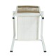 Πολυθρόνα Κήπου HORUS Λευκό/Καφέ Αλουμίνιο/Rattan 56x58x83cm Πολυθρόνα Κήπου HORUS Λευκό/Καφέ Αλουμίνιο/Rattan 56x58x83cm