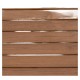 Τραπέζι Κήπου  LOMBOK Λευκό/Καρυδί Αλουμίνιο/Polywood 45x45x45.5cm