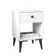 Κομοδίνο AMARI Λευκό Μοριοσανίδα 43x43x67.5cm Κομοδίνο AMARI Λευκό Μοριοσανίδα 43x43x67.5cm