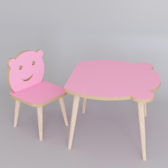 Τραπεζάκι Παιδικό AMAHLE Με Κάθισμα Ροζ MDF/Ξύλο 46x50x42cm Τραπεζάκι Παιδικό AMAHLE Με Κάθισμα Ροζ MDF/Ξύλο 46x50x42cm
