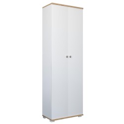 Ντουλάπι  ROSELINE Λευκό/Δρυς Μοριοσανίδα 50x30x183cm Ντουλάπι  ROSELINE Λευκό/Δρυς Μοριοσανίδα 50x30x183cm