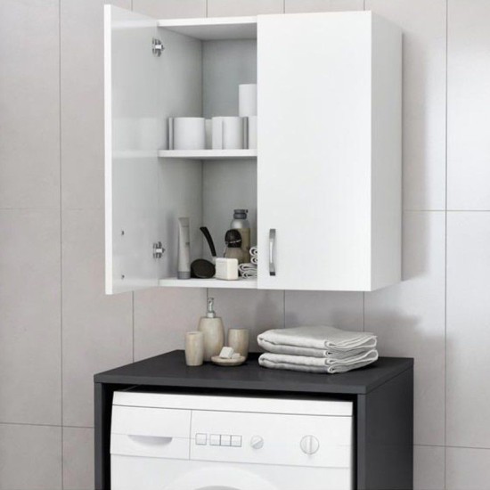 Ντουλάπι Μπάνιου WIDELENE Λευκό Μοριοσανίδα 55x28x70cm Ντουλάπι Μπάνιου WIDELENE Λευκό Μοριοσανίδα 55x28x70cm