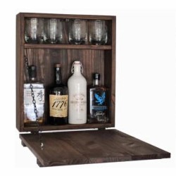Mini Bar  JESSICA Καρυδί Ξύλο 42x15x46cm Mini Bar  JESSICA Καρυδί Ξύλο 42x15x46cm