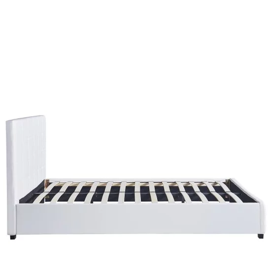 Κρεβάτι ABELIA Λευκό PU 214.5x170x100cm (Στρώμα 160x200cm) Κρεβάτι ABELIA Λευκό PU 214.5x170x100cm (Στρώμα 160x200cm)
