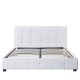 Κρεβάτι ABELIA Λευκό PU 214.5x170x100cm (Στρώμα 160x200cm) Κρεβάτι ABELIA Λευκό PU 214.5x170x100cm (Στρώμα 160x200cm)