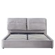 Κρεβάτι Διπλό ACAENA Γκρι Βελούδο 224x182.5x97cm (Στρώμα 160x200cm) Κρεβάτι Διπλό ACAENA Γκρι Βελούδο 224x182.5x97cm (Στρώμα 160x200cm)