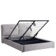 Κρεβάτι Διπλό ACAENA Γκρι Βελούδο 224x182.5x97cm (Στρώμα 160x200cm) Κρεβάτι Διπλό ACAENA Γκρι Βελούδο 224x182.5x97cm (Στρώμα 160x200cm)
