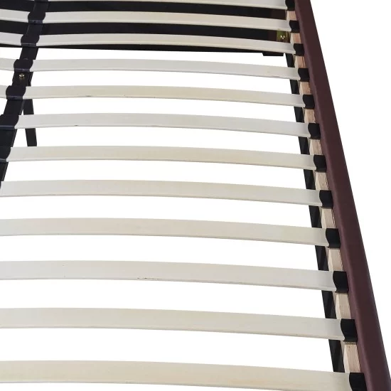 Κρεβάτι  ARABIS Καφέ PU 220x160.5x120cm (Στρώμα 150x200cm)