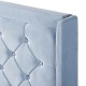 Κρεβάτι Διπλό ANNONA Γαλάζιο Βελούδο 217x175x117.5cm (Στρώμα 160x200cm) Κρεβάτι Διπλό ANNONA Γαλάζιο Βελούδο 217x175x117.5cm (Στρώμα 160x200cm)